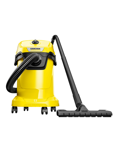 Пылесос Karcher WD 3 V-17/4/20 + Насадка для пола DN 35, Жёлтый