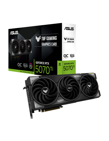 Placă Video ASUS TUF Gaming RTX5070Ti, 16GB GDDR7 256bit