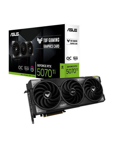 Видеокарта ASUS TUF Gaming RTX5070Ti, 16 ГБ GDDR7 256бит