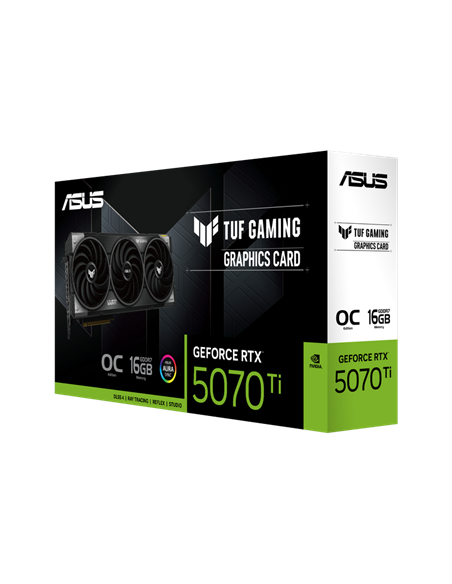 Видеокарта ASUS TUF Gaming RTX5070Ti, 16 ГБ GDDR7 256бит Видеокарта ASUS TUF Gaming RTX5070Ti, 16 ГБ GDDR7 256бит