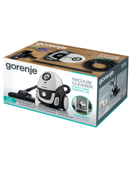 Пылесос Gorenje VCEA11CXWII, Белый
