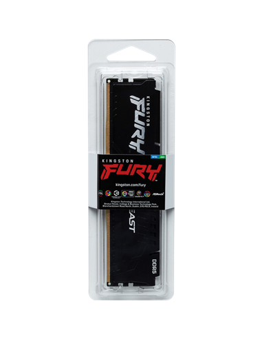 Оперативная память Kingston FURY Beast, DDR5 SDRAM, 6400 МГц, 16Гб, KF568C34BB-16