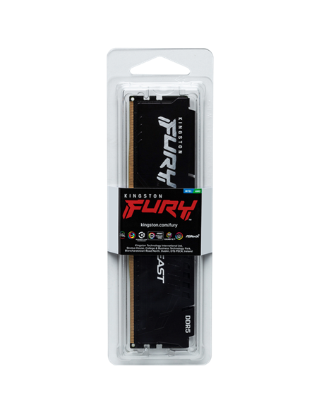 Оперативная память Kingston FURY Beast, DDR5 SDRAM, 6400 МГц, 16Гб, KF568C34BB-16 Оперативная память Kingston FURY Beast, DDR5 SDRAM, 6400 МГц, 16Гб, KF568C34BB-16