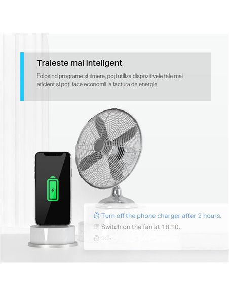 Умная розетка TP-LINK Tapo P115, Белый