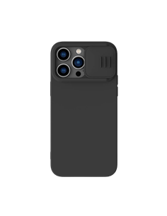Чехол Nillkin iPhone 14 Pro Max, CamShield Silky Silicone, Чёрный