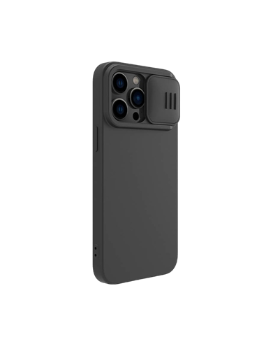 Husă Nillkin iPhone 14 Pro Max, CamShield Silky Silicone, Negru