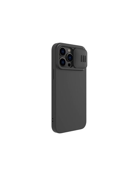 Чехол Nillkin iPhone 14 Pro Max, CamShield Silky Silicone, Чёрный
