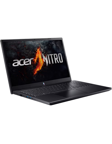 Игровой ноутбук 15,6" Acer Nitro V15 ANV15-41, Obsidian Black, AMD Ryzen 5 6600H, 16Гб/1024Гб, Linux eShell