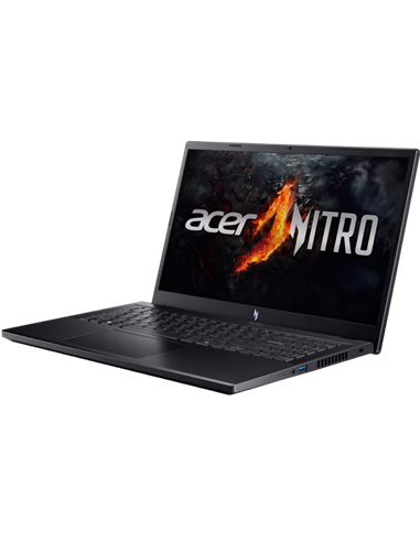 Игровой ноутбук 15,6" Acer Nitro V15 ANV15-41, Obsidian Black, AMD Ryzen 5 6600H, 16Гб/1024Гб, Linux eShell