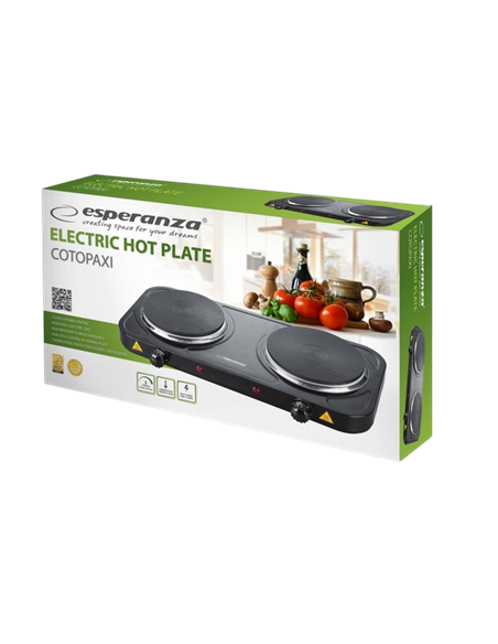 Plită electrică mini Esperanza EKH010K, Negru
