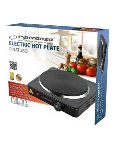 Plită electrică mini Esperanza EKH002K, Negru