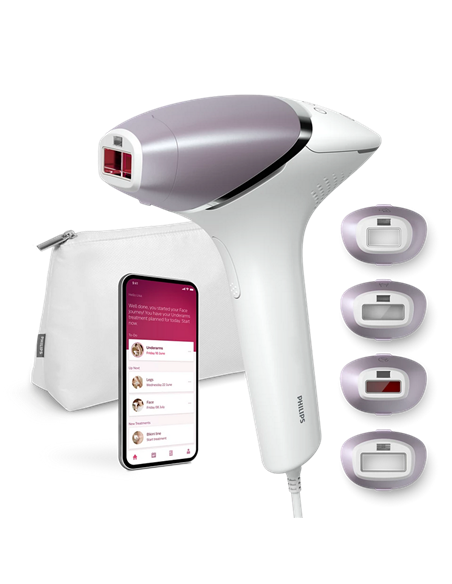 Фотоэпилятор Philips BRI947/00, Фиолетовый | Белый