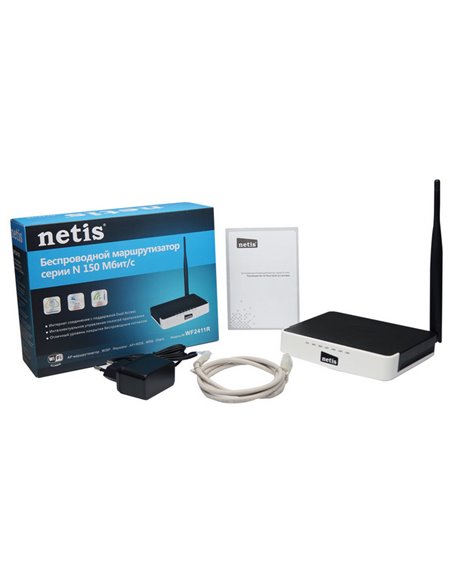 Router fără fir Netis WF2411R, Alb