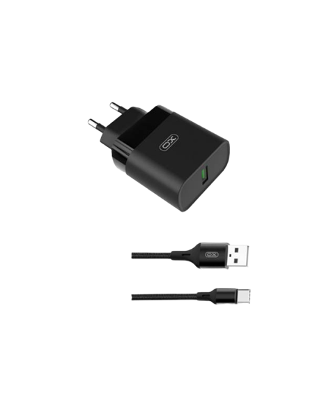 Încărcător XO L63, 15W, Negru