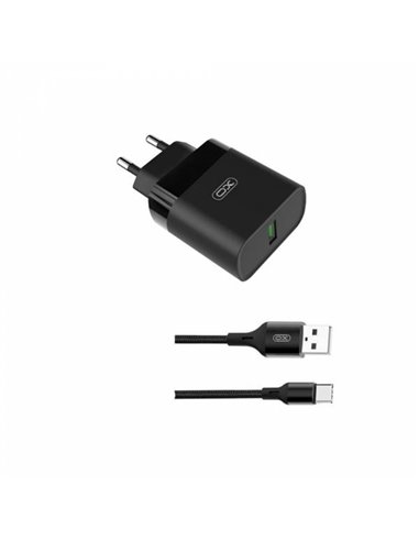 Încărcător XO L63, 15W, Negru
