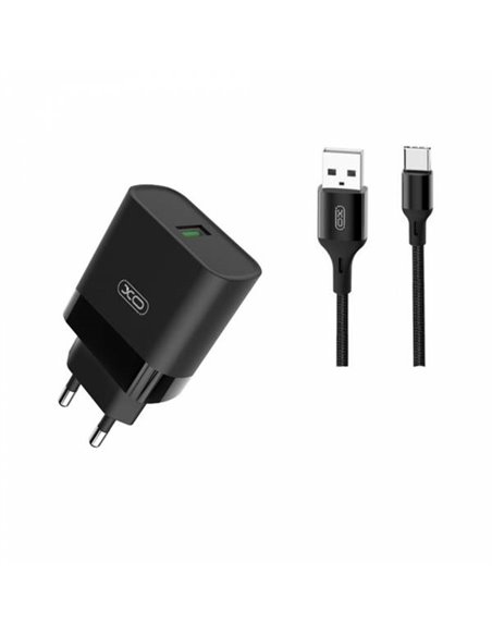 Încărcător XO L63, 15W, Negru