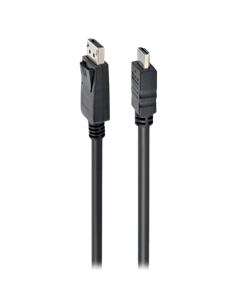 Cablu Video Cablexpert CC-DP-HDMI-3M, DisplayPort (M) - HDMI (M), 3m, Negru
