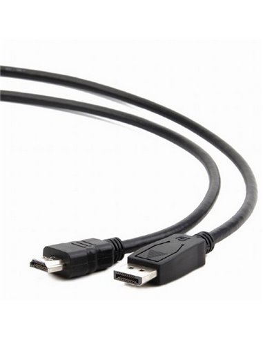 Cablu Video Cablexpert CC-DP-HDMI-3M, DisplayPort (M) - HDMI (M), 3m, Negru