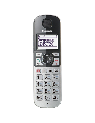Telefon DECT Panasonic KX-TGE510, Argintiu