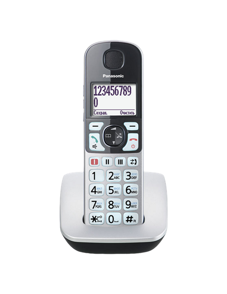 Радиотелефон Panasonic KX-TGE510, Серебристый Радиотелефон Panasonic KX-TGE510, Серебристый