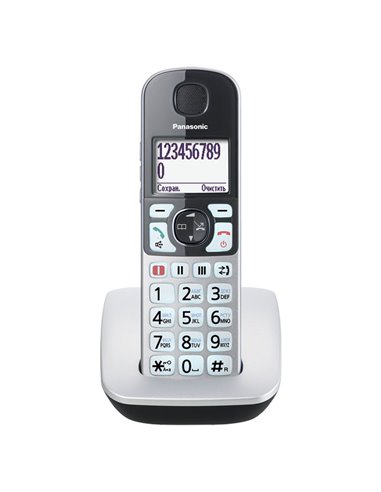 Радиотелефон Panasonic KX-TGE510, Серебристый