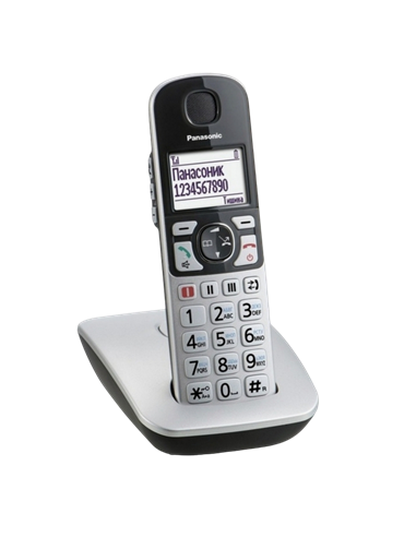 Радиотелефон Panasonic KX-TGE510, Серебристый