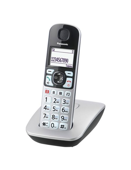Радиотелефон Panasonic KX-TGE510, Серебристый Радиотелефон Panasonic KX-TGE510, Серебристый