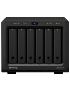 Stocare atașată la rețea SYNOLOGY DS620slim, Negru