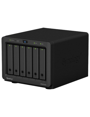 Stocare atașată la rețea SYNOLOGY DS620slim, Negru