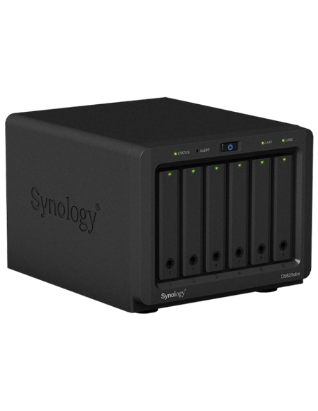 Stocare atașată la rețea SYNOLOGY DS620slim, Negru