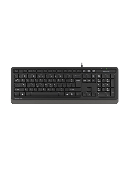Клавиатура A4Tech FK10, Проводное, Чёрный/Серый