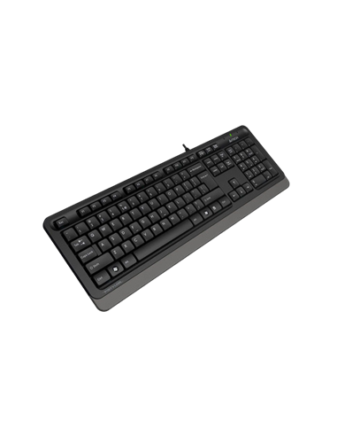 Tastatură A4Tech FK10, Cu fir, Negru/Gri