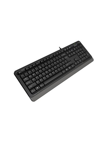 Tastatură A4Tech FK10, Cu fir, Negru/Gri