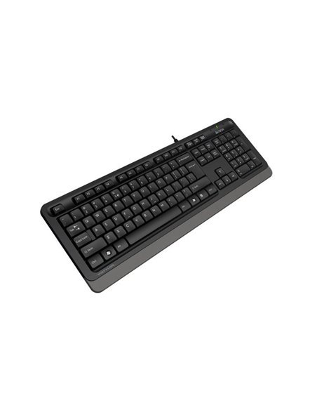 Tastatură A4Tech FK10, Cu fir, Negru/Gri