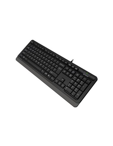 Tastatură A4Tech FK10, Cu fir, Negru/Gri
