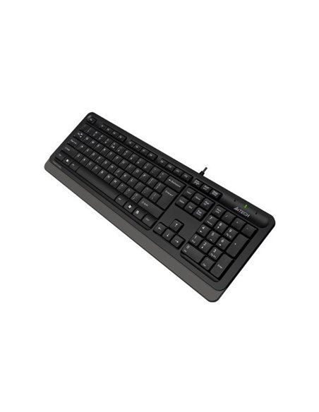 Tastatură A4Tech FK10, Cu fir, Negru/Gri