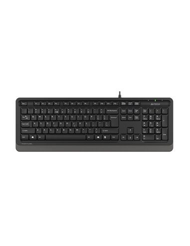 Tastatură A4Tech FK10, Cu fir, Negru/Gri