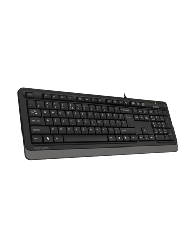 Tastatură A4Tech FK10, Cu fir, Negru/Gri