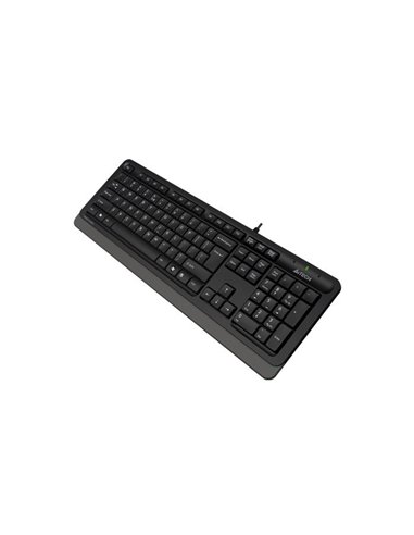 Tastatură A4Tech FK10, Cu fir, Negru/Gri