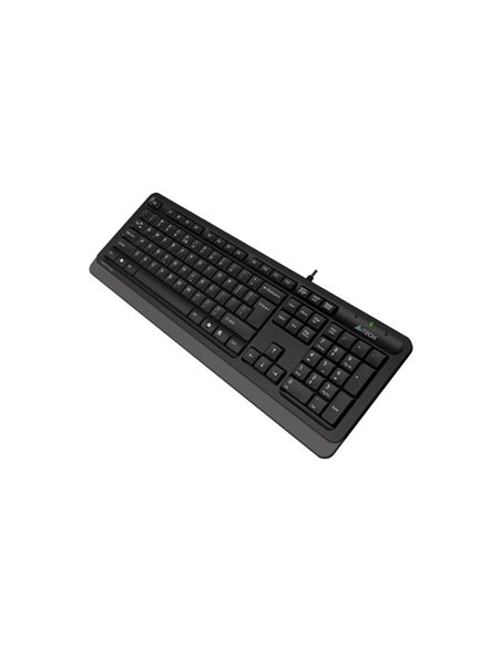 Tastatură A4Tech FK10, Cu fir, Negru/Gri