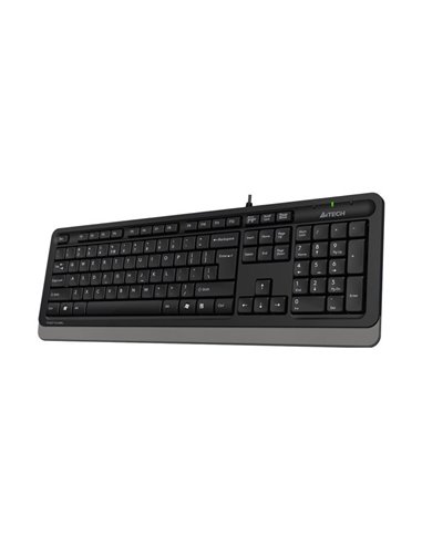 Tastatură A4Tech FK10, Cu fir, Negru/Gri