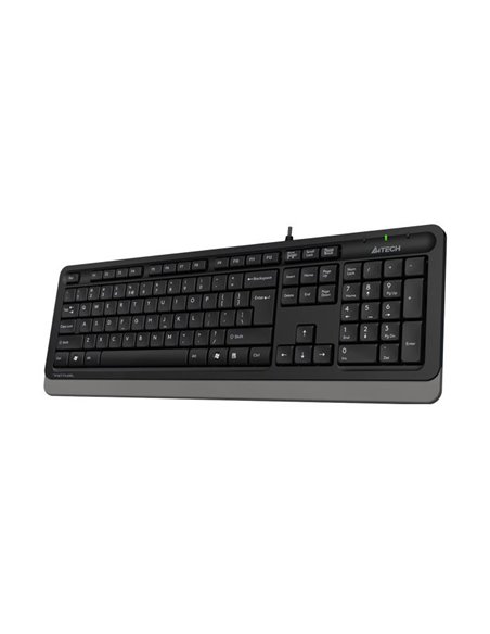 Tastatură A4Tech FK10, Cu fir, Negru/Gri