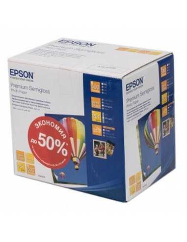 Hârtie fotografică Epson Premium Semigloss Photo Paper, А6