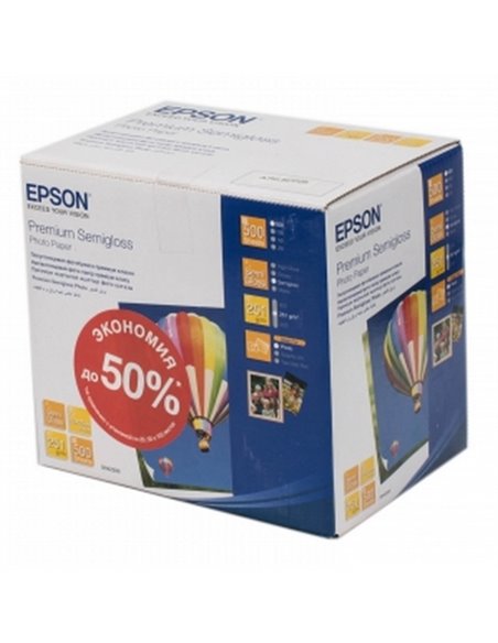 Фото бумага Epson Premium Semigloss Photo Paper, А6