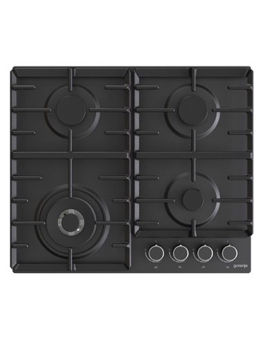 Газовая варочная панель Gorenje GW 642 AB, Чёрный