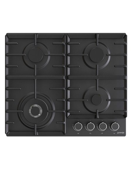 Газовая варочная панель Gorenje GW 642 AB, Чёрный