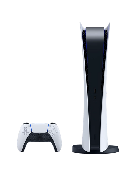 Consolă de jocuri SONY PlayStation 5 Digital Edition, Alb, 