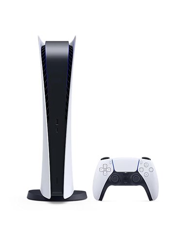 Consolă de jocuri SONY PlayStation 5 Digital Edition, Alb, 