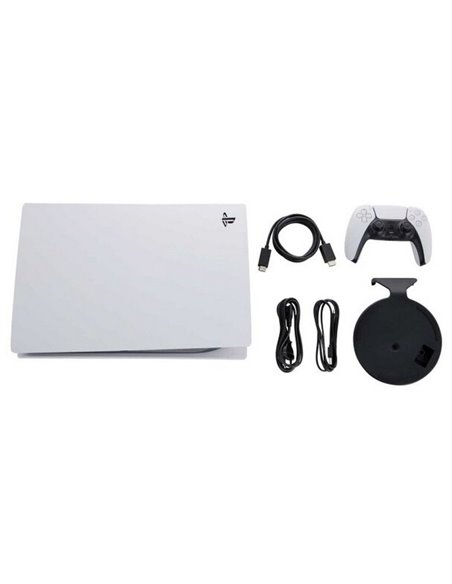 Consolă de jocuri SONY PlayStation 5 Digital Edition, Alb, 