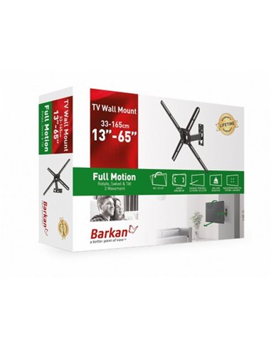 Настенное крепление для телевизора BARKAN BM331, Чёрный